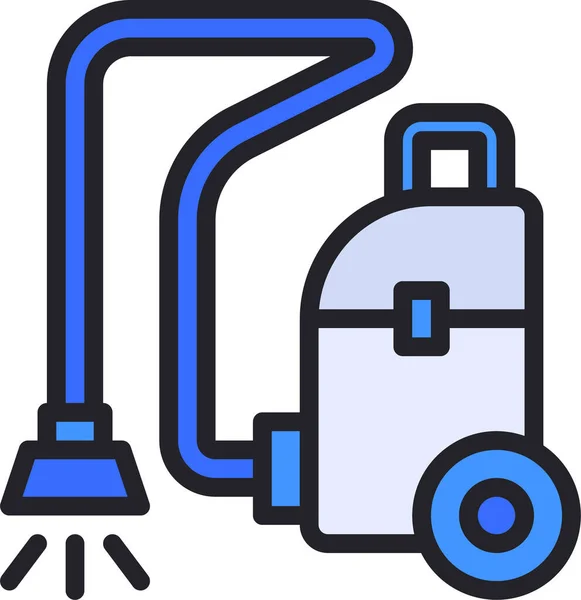 Schonere Apparaat Elektronisch Pictogram — Stockvector