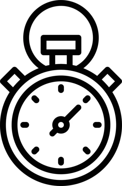 Ρολόι Αθλητισμού Εικονίδιο Χρονόμετρο — Διανυσματικό Αρχείο