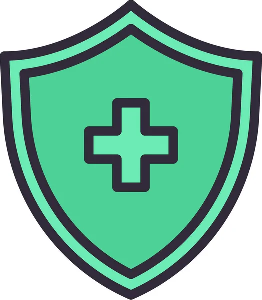 Health Healthcare Insurance Icon — Stock Vector