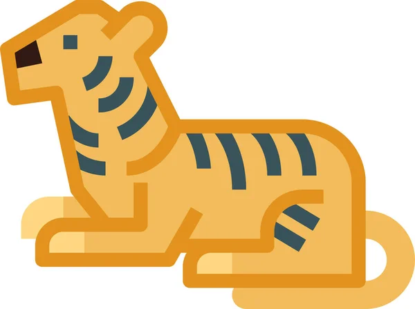Значок Дикої Природи Тигра — стоковий вектор