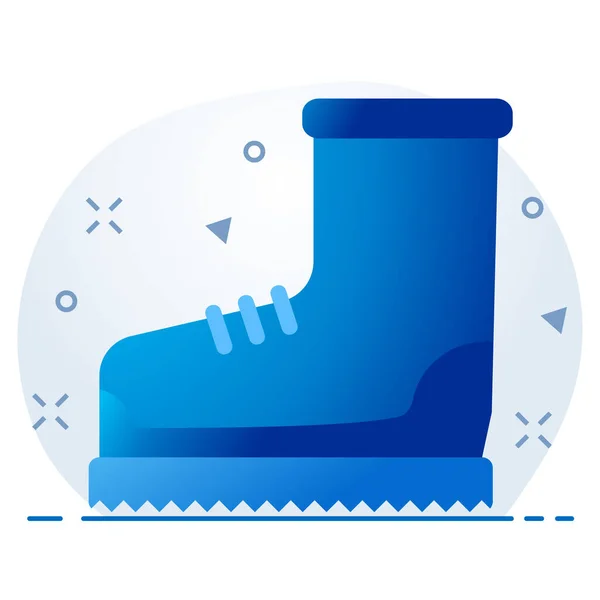 Bota Hielo Zapato Icono — Vector de stock