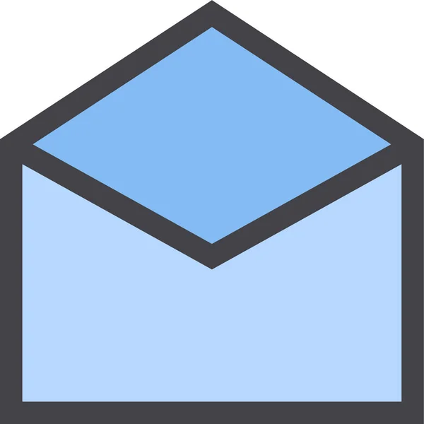 Een Envelop Web Icoon Eenvoudige Illustratie — Stockvector