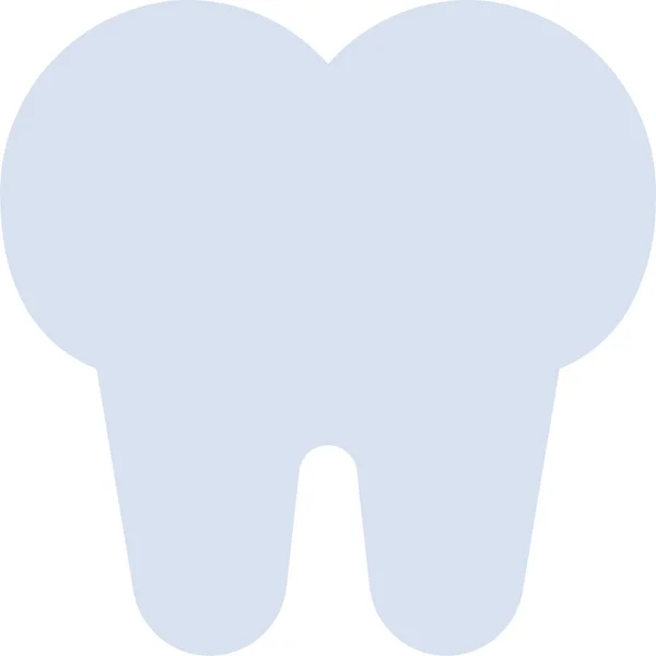 Icono Salud Del Dentista Dental Estilo Plano — Vector de stock
