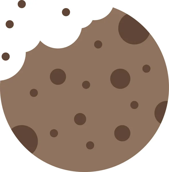 Випікати Значок Десерту Печива Категорії Харчових Напоїв — стоковий вектор