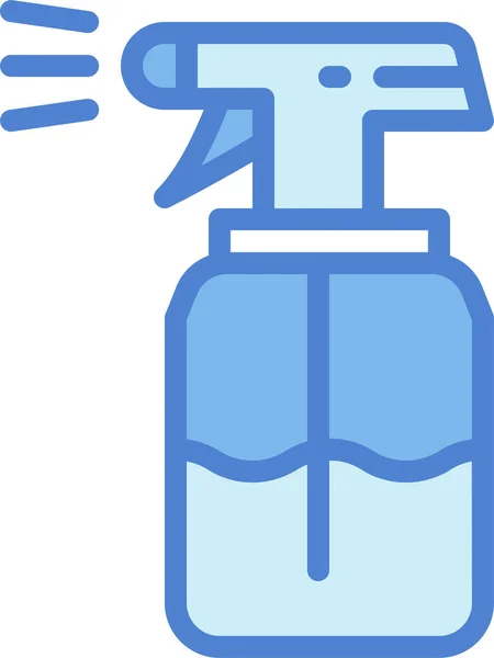 Ikona Spray Butelek Urody Kategorii Kosmetyki Makijażu Włosów — Wektor stockowy