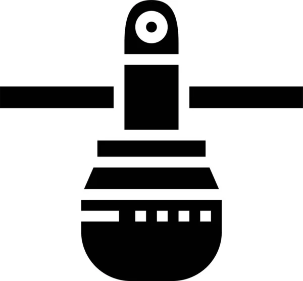 Ikona Śmigła Silnikiem Dronowym — Wektor stockowy