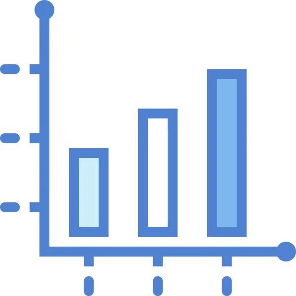 Statistiques Marketing Icône Des Statistiques — Image vectorielle