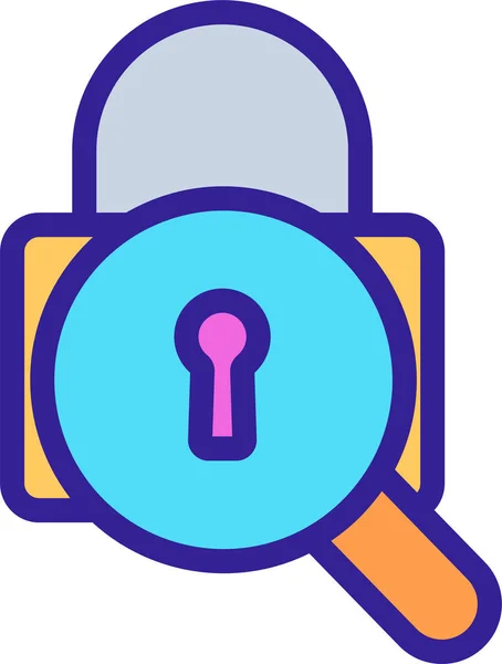 Access Code Key Icon — Stock Vector