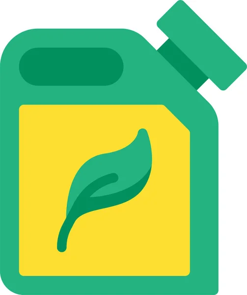 Biocombustível Ícone Ecologia — Vetor de Stock