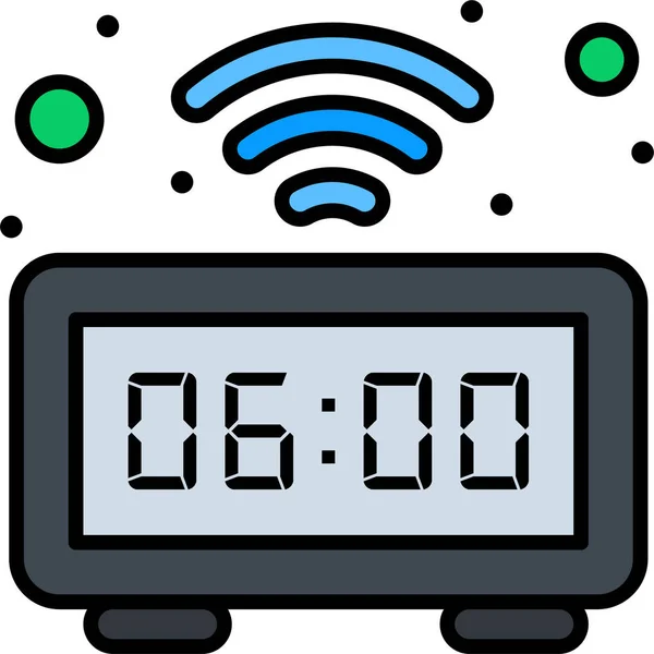 Smart Technology Time Icon Der Kategorie Familie Haus — Stockvektor