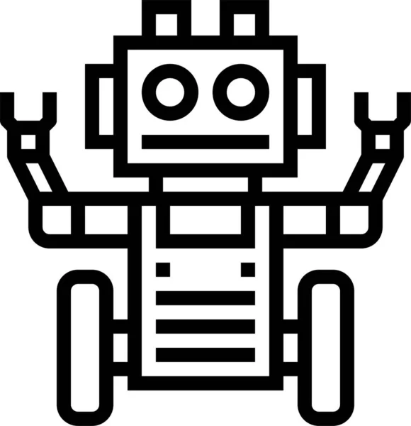 Electronics Robot Technology Icon — Stock Vector