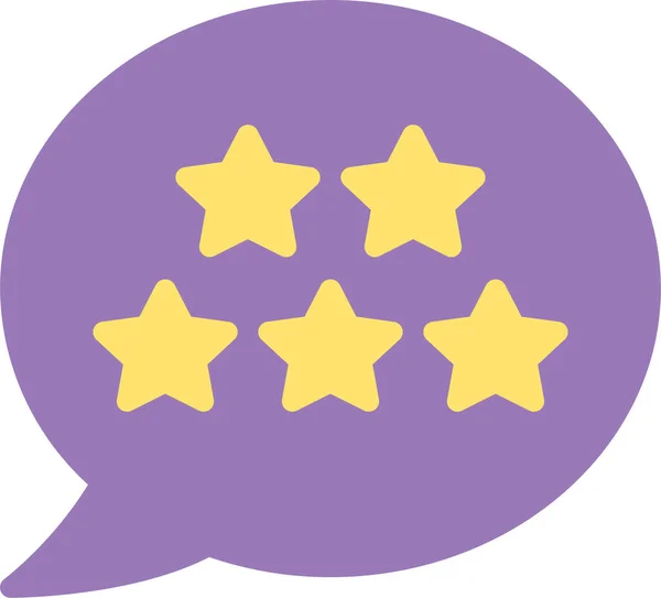 Rating Review Testimony Icon — Stock Vector