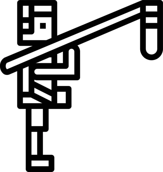 Значок Микрофона Киномана — стоковый вектор
