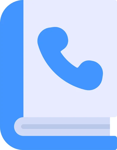 Phone Book Telephone Icon — Stock Vector