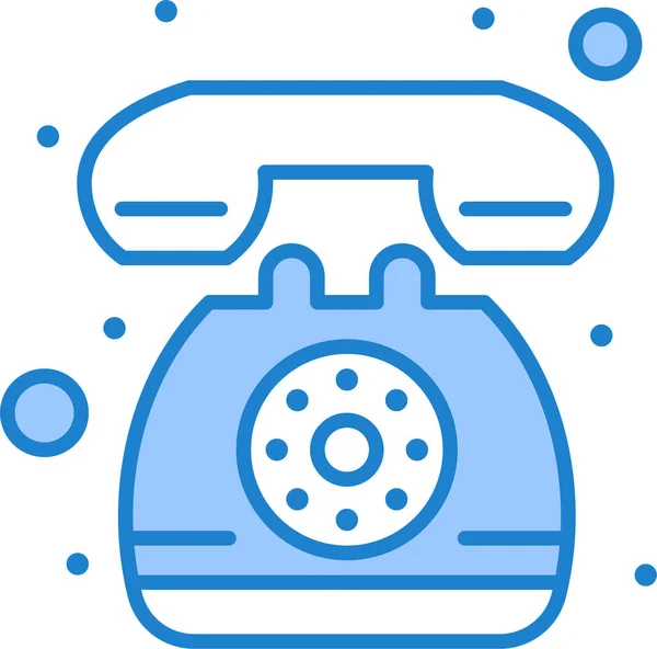 Communication Contact Téléphone Icône — Image vectorielle