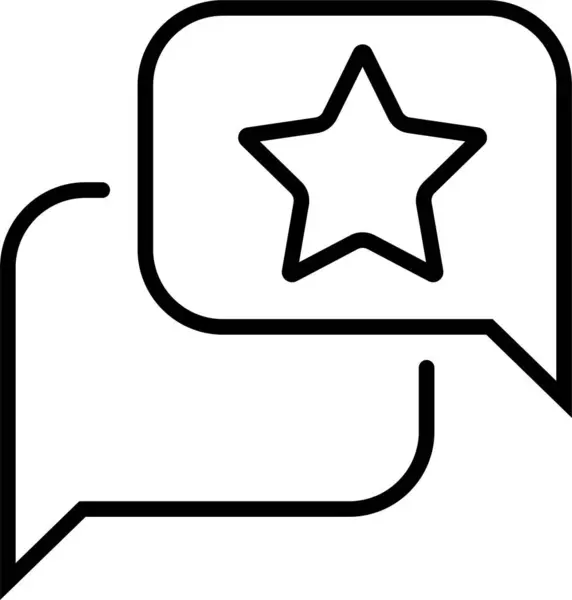 Chat Chating Icono Comentarios — Vector de stock