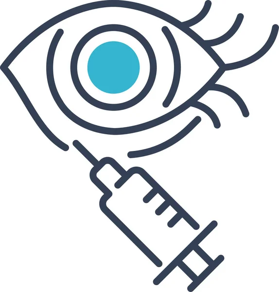 Икона Пластической Блефаропластики Глаз — стоковый вектор
