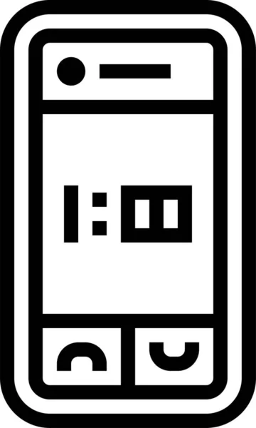 Pictogram Communicatie Telefoon Technologie — Stockvector