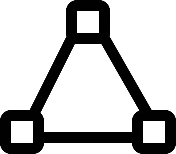 矢量点设计图标的轮廓风格 — 图库矢量图片