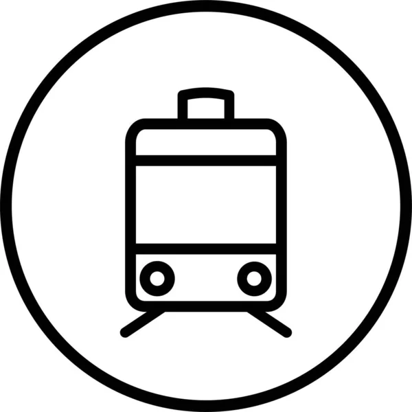 Auto Automatisering Auto Pictogram Grote Lijnen Stijl — Stockvector