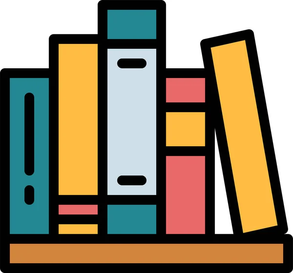 Books Education Learning Icon Education School Learning Category — Stock Vector