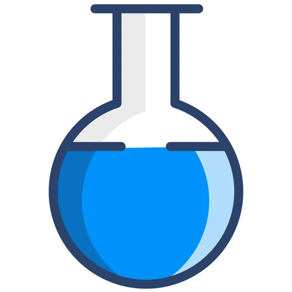 Значок Лабораторії Хімічної Банки Заповненому Стилі — стоковий вектор