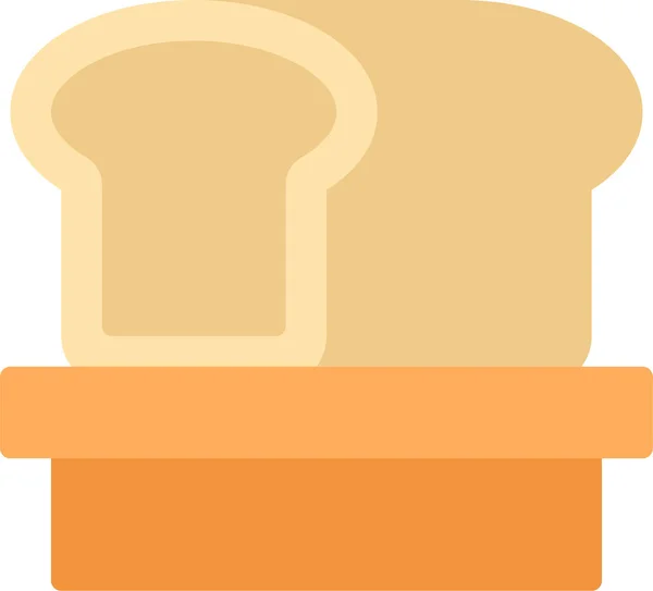 Bakery Bread Toast Icon — Stock Vector