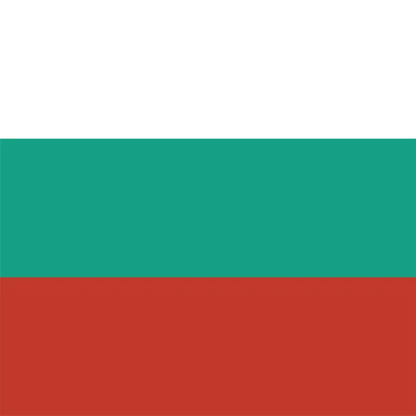 Bulgaria Icona Bulgara Paese Stile Piatto — Vettoriale Stock