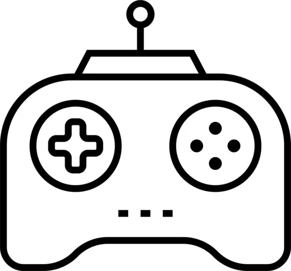 Gamepad Game Joystick Icon — Stock Vector