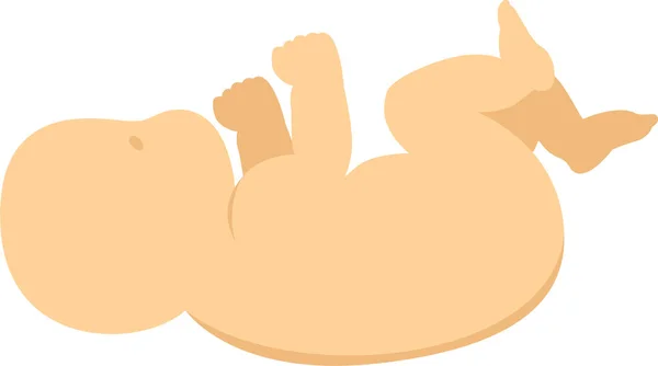 Bebê Cuidado Criança Ícone Estilo Plano —  Vetores de Stock