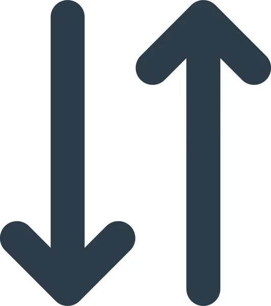 Ikona Změny Dat Stylu Výplně Osnovy — Stockový vektor