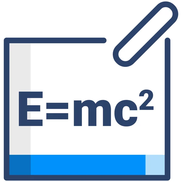 Education Formula Formulas Icon Education School Learning Category — Stock Vector