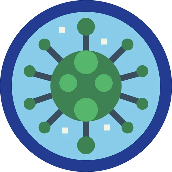 Adenovirus Bacteria Biology Icon Στην Κατηγορία Επιστημονικής Έρευνας — Διανυσματικό Αρχείο