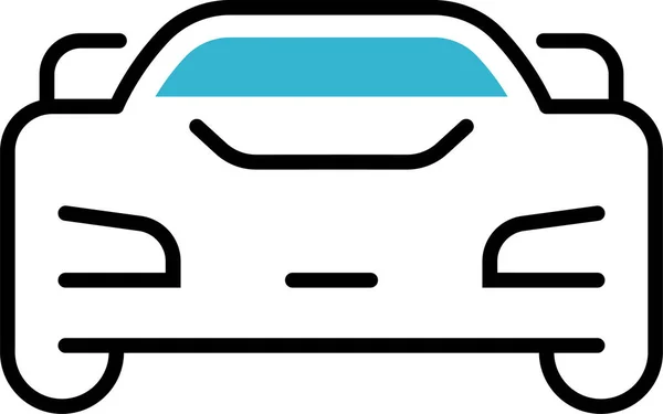 Course Auto Icône Transport — Image vectorielle