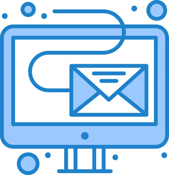 Icono Del Email Marketing Digital Categoría Gestión Empresarial — Archivo Imágenes Vectoriales