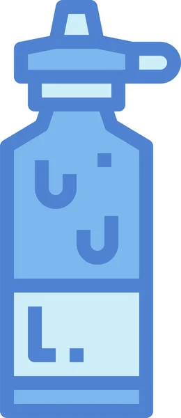 Flaska Dryck Hydratering Ikon — Stock vektor