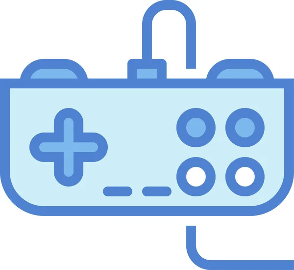 Game Gamepad Gaming Icon Filled Outline Style — Stock Vector