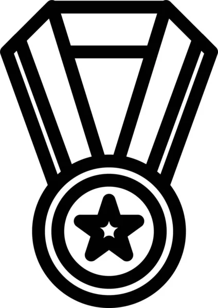 Знак Медали Достижения Области Образования — стоковый вектор