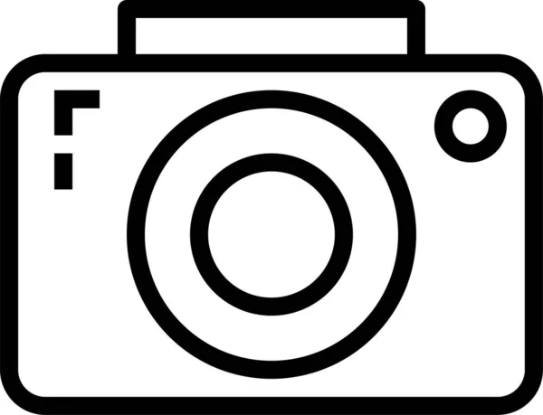 Иконка Фотокамеры Категории Природа Приключения — стоковый вектор