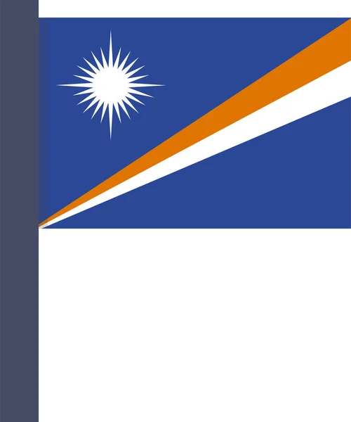 フラットスタイルの国旗アイコン — ストックベクタ