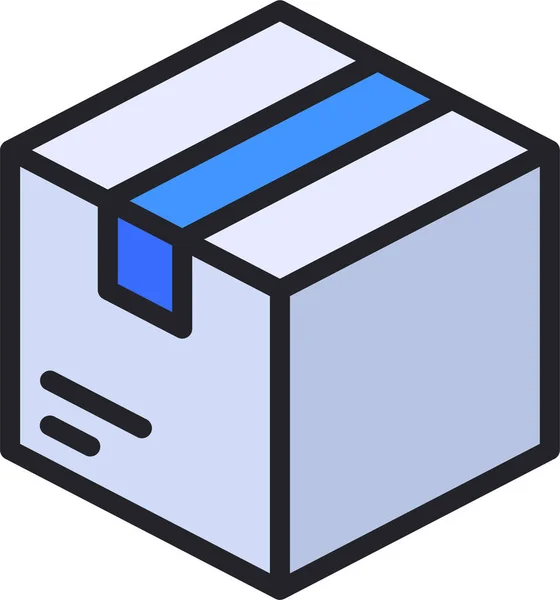 Boîte Logistique Paquet Icône — Image vectorielle