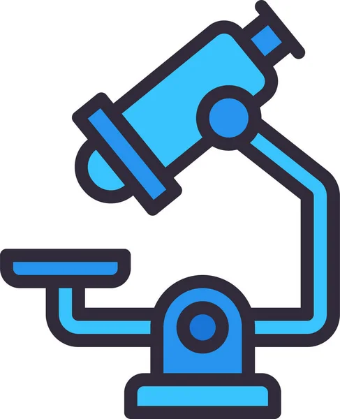 Ícone Microscópio Médico Laboratório —  Vetores de Stock