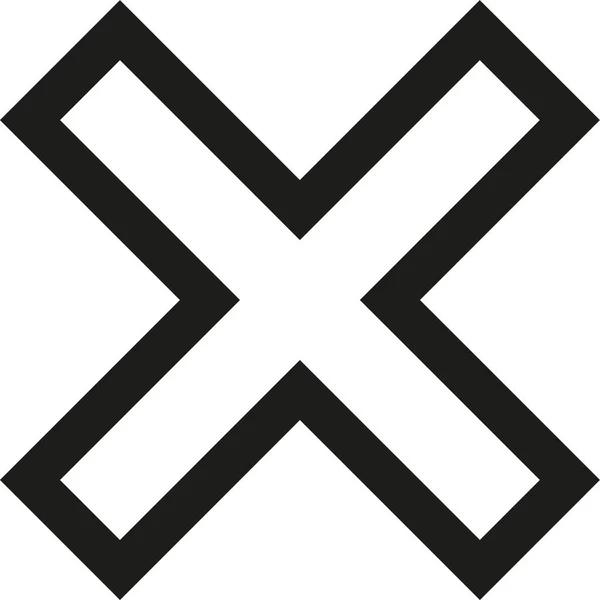 Solides Glyphen Symbol Solidem Stil Schließen — Stockvektor