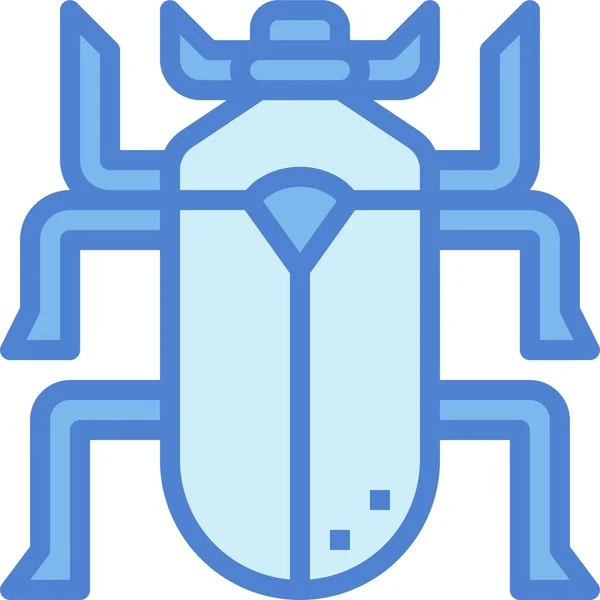 Dierlijke Kever Bug Icoon — Stockvector