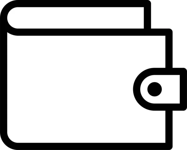 Comercio Efectivo Icono Comercio Electrónico Estilo Esquema — Archivo Imágenes Vectoriales