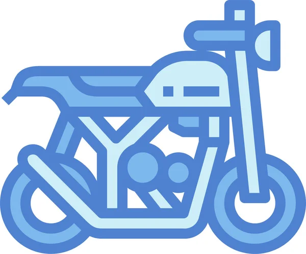 Ícone Motocicleta Cruzador —  Vetores de Stock