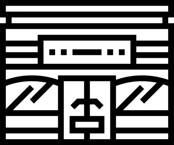 Иконка Торгового Магазина Категории Торговля Электронной Коммерции — стоковый вектор