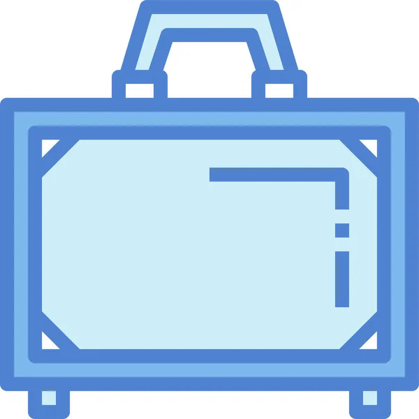 Tasche Brifecase Case Symbol Ausgefülltem Outline Stil — Stockvektor