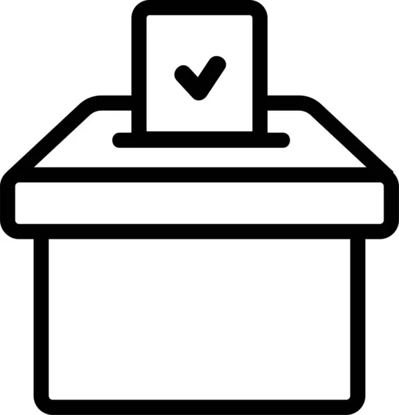 Verkiezingen Hand Pictogram Cultuur Gemeenschappen Categorie — Stockvector