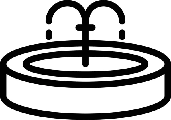 Икона Экологии Капель Питья — стоковый вектор